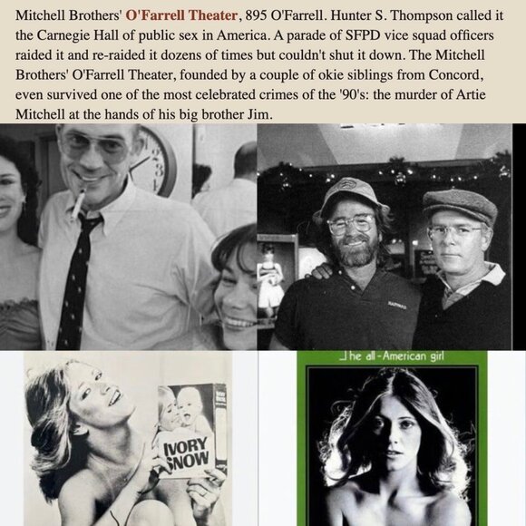 American Apparel Mitchell Brothers O’Farrell Theatre 40th Anniversary T-Shirt XL - Picture 12 of 12